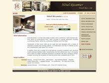 Tablet Screenshot of hotel-recamier-paris.com